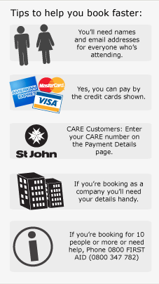 Tips to help you book faster